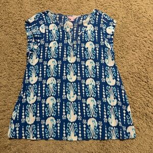 EUC Lilly Pulitzer Shelley top, size L